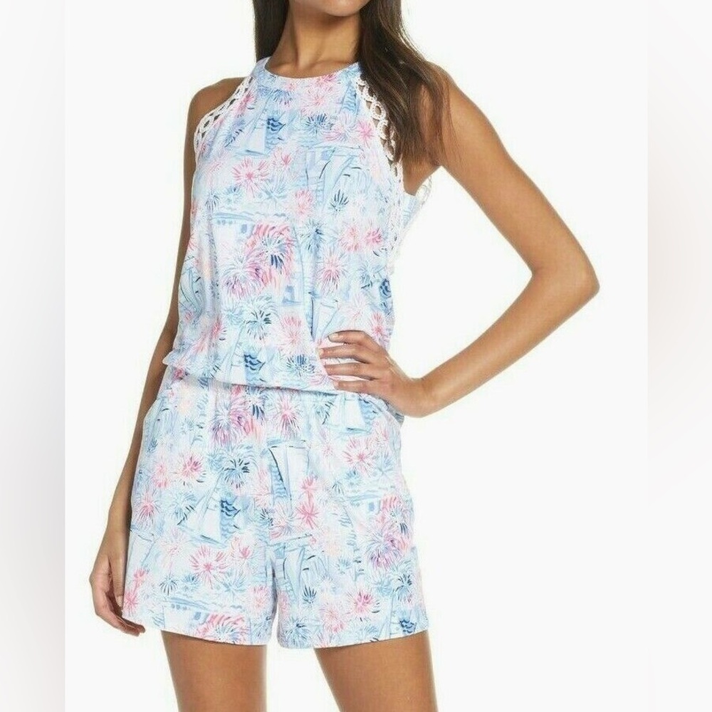 Lilly Pulitzer “Sea To Shining Sea” Jersey Romper